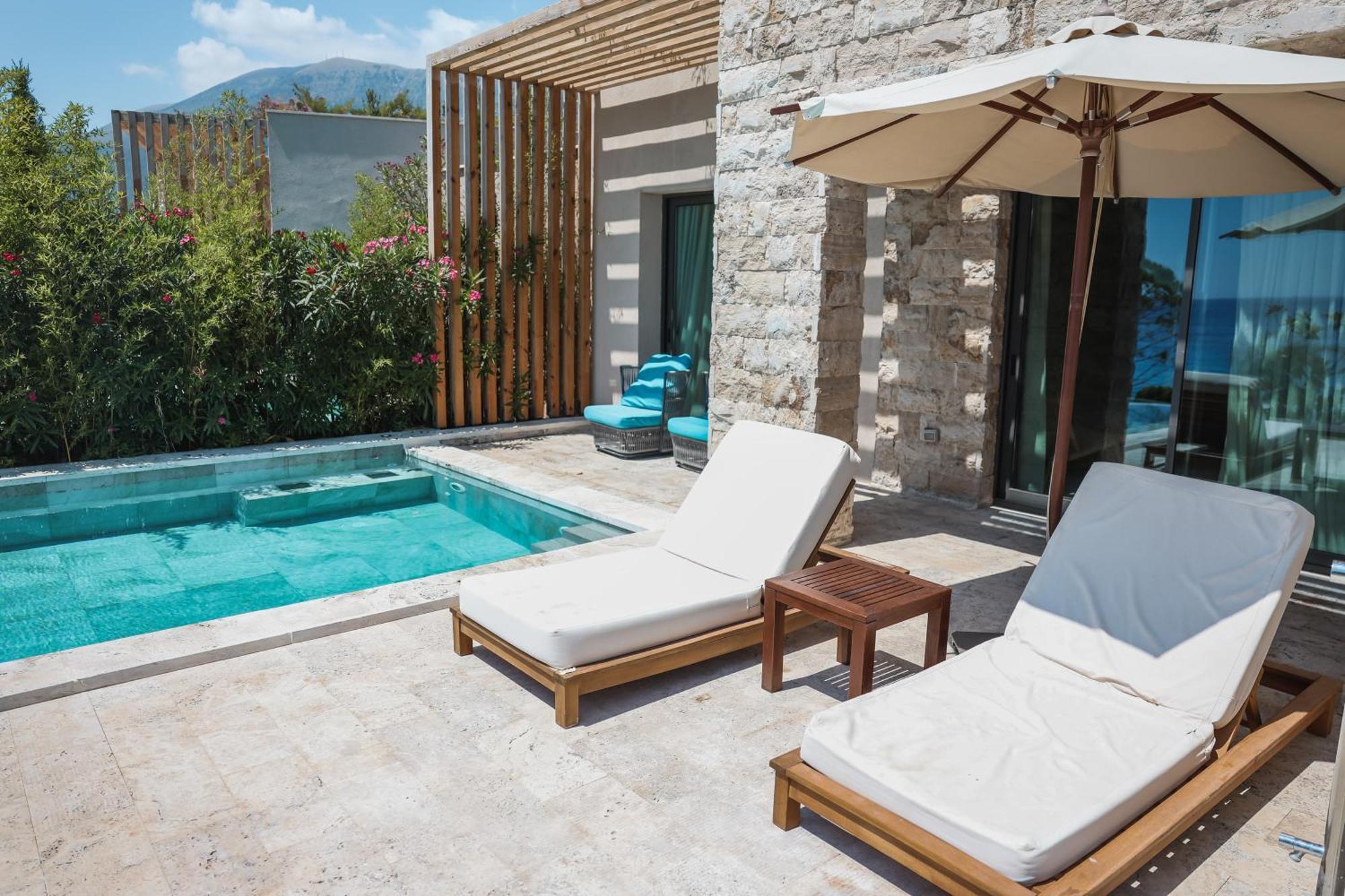 Drymades Inn Resort Dhërmi Kültér fotó